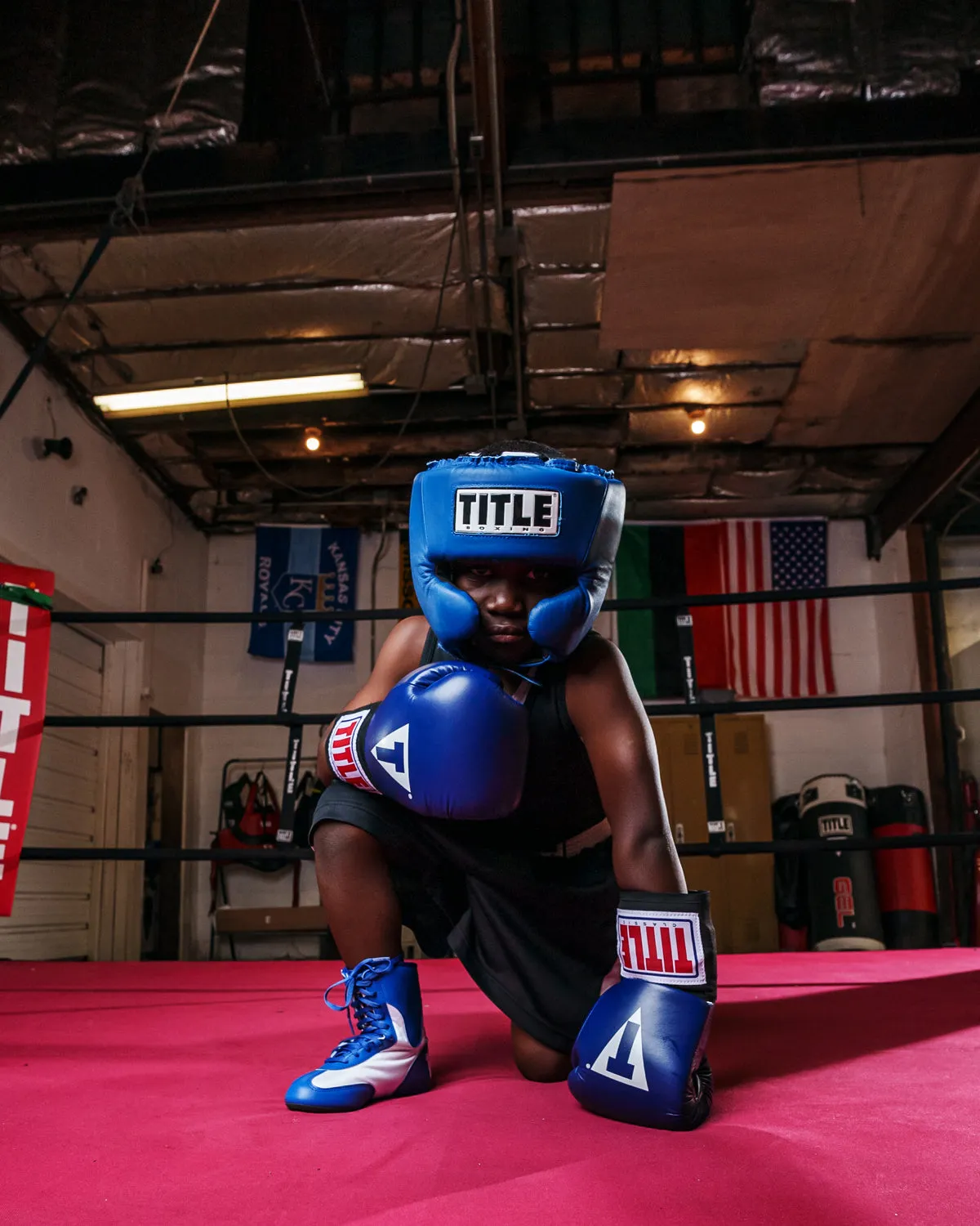 TITLE Boxing USA Boxing Competition Headgear - With Cheeks