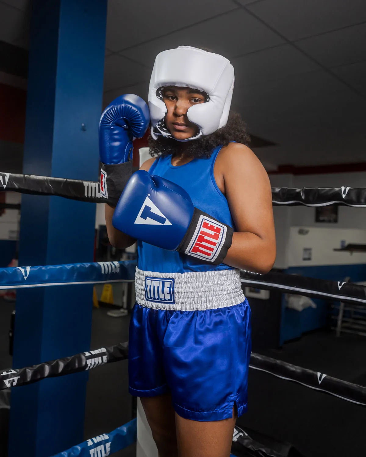 TITLE Boxing USA Boxing Competition Headgear - With Cheeks