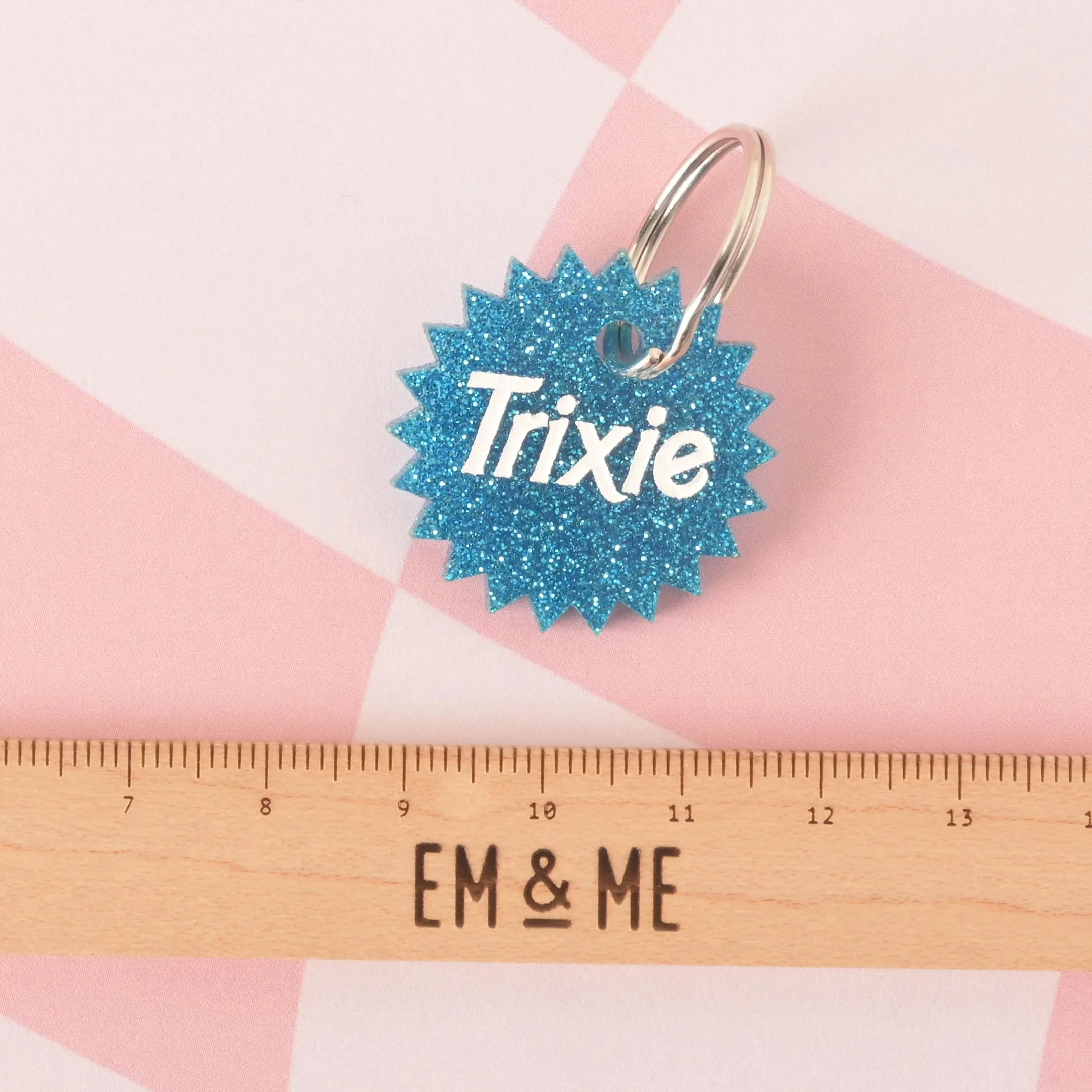 Trixie Sunburst Personalized Pet Tag