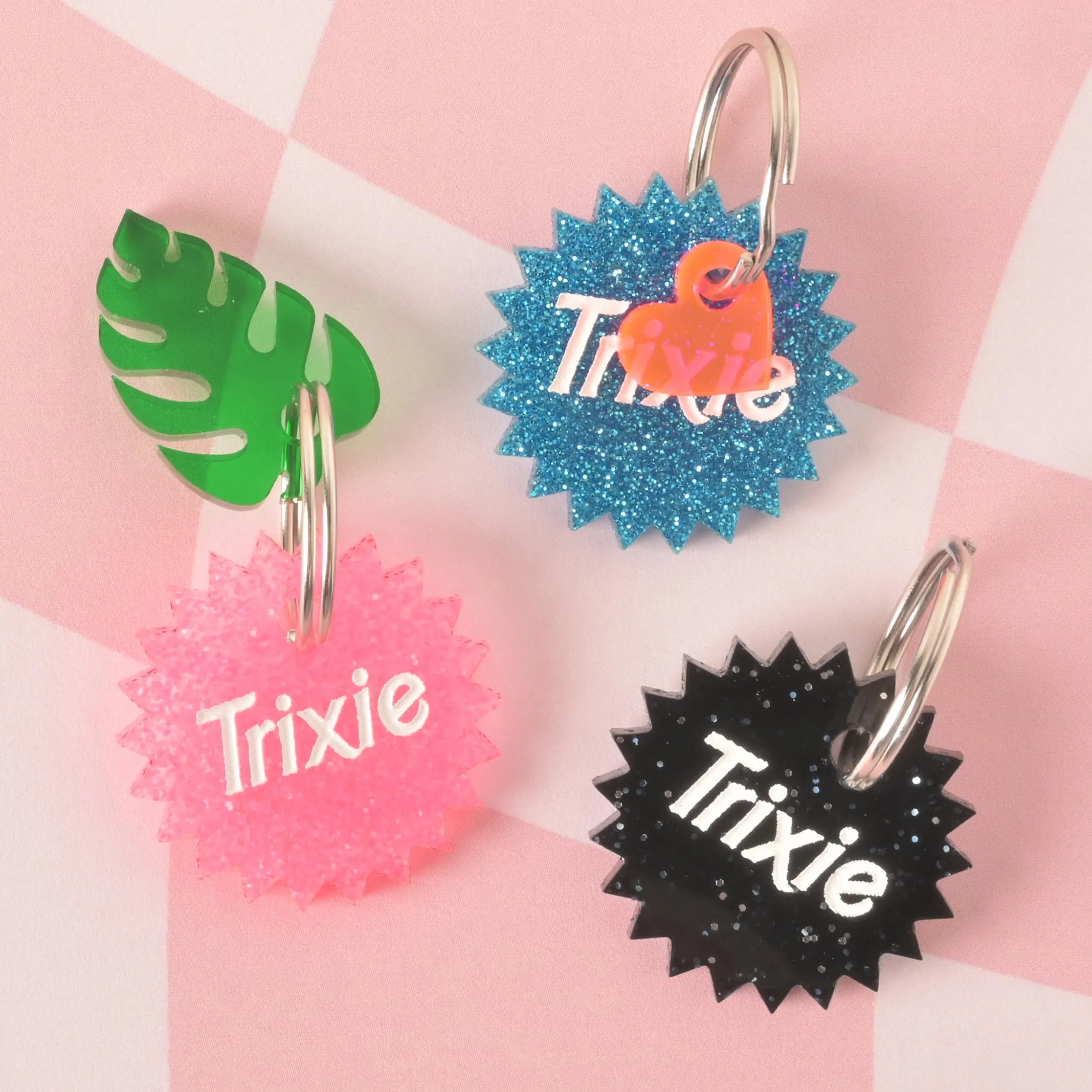 Trixie Sunburst Personalized Pet Tag