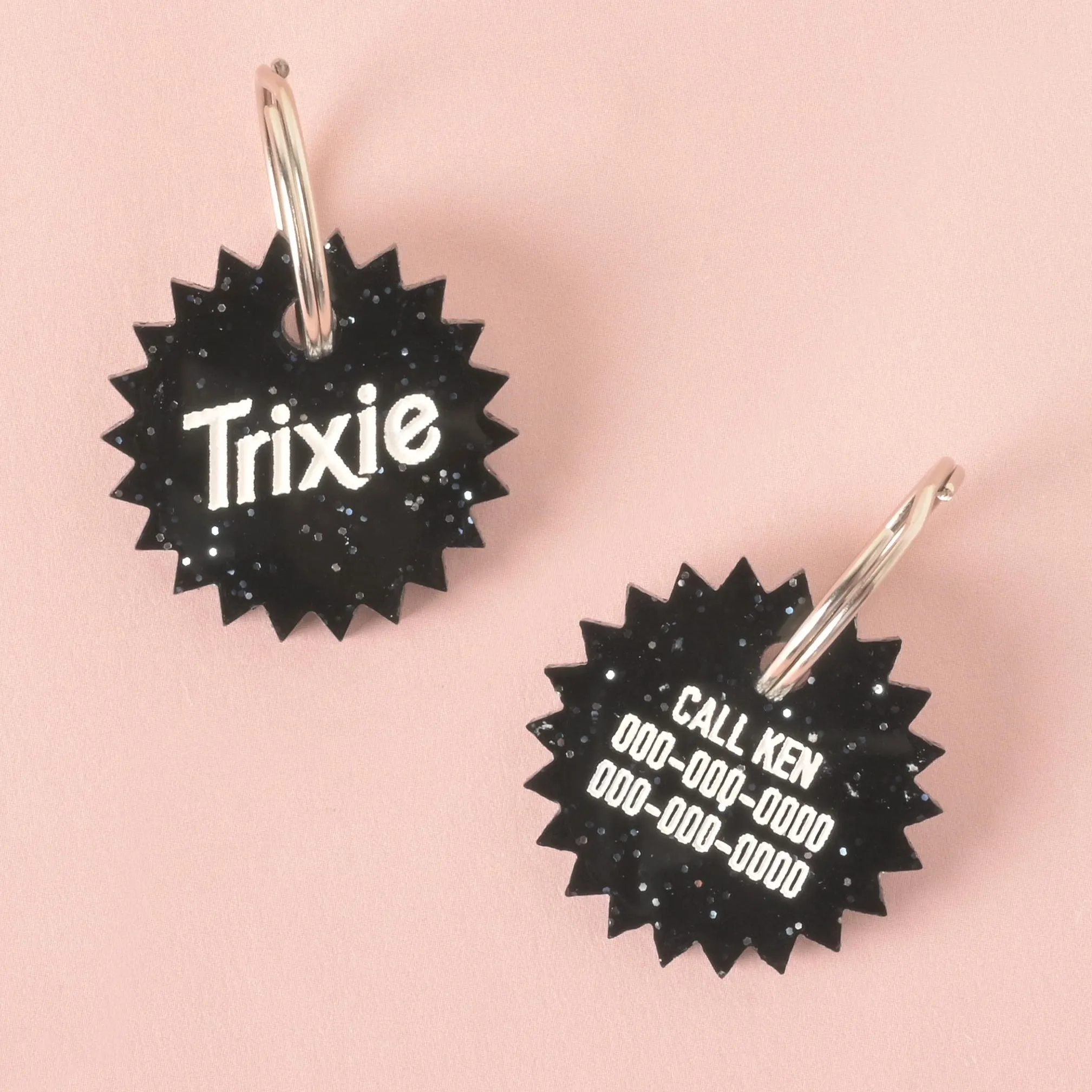 Trixie Sunburst Personalized Pet Tag