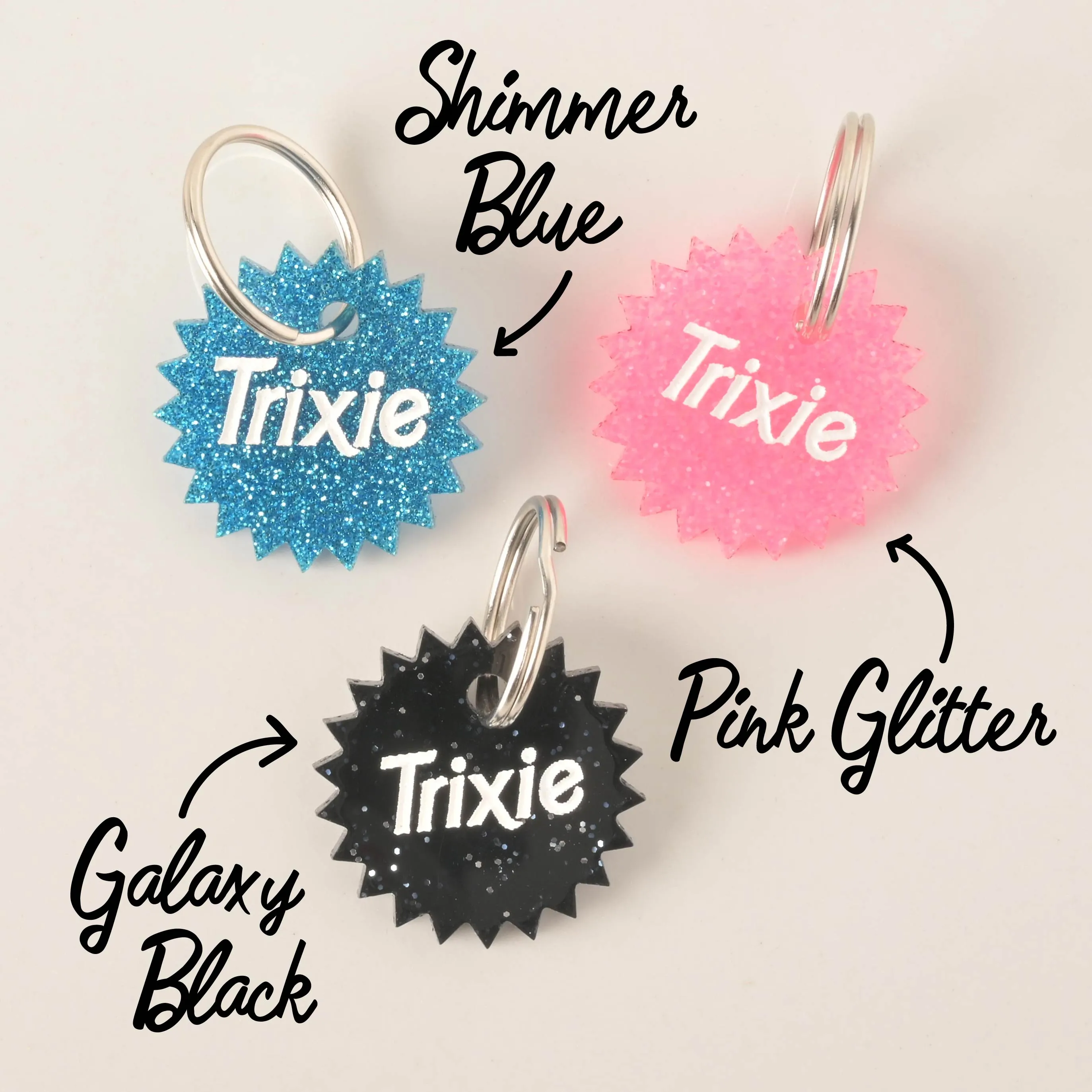 Trixie Sunburst Personalized Pet Tag