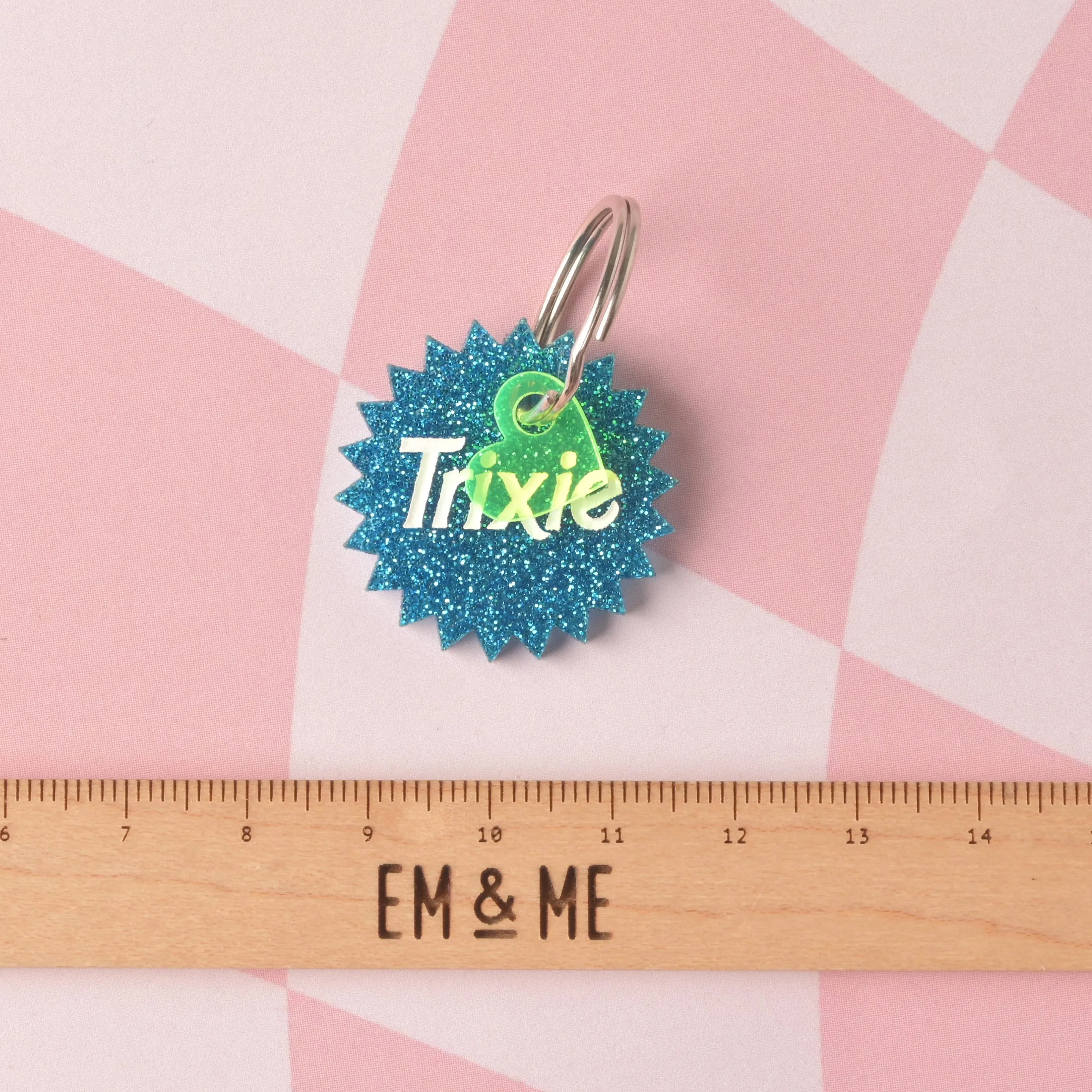 Trixie Sunburst Personalized Pet Tag