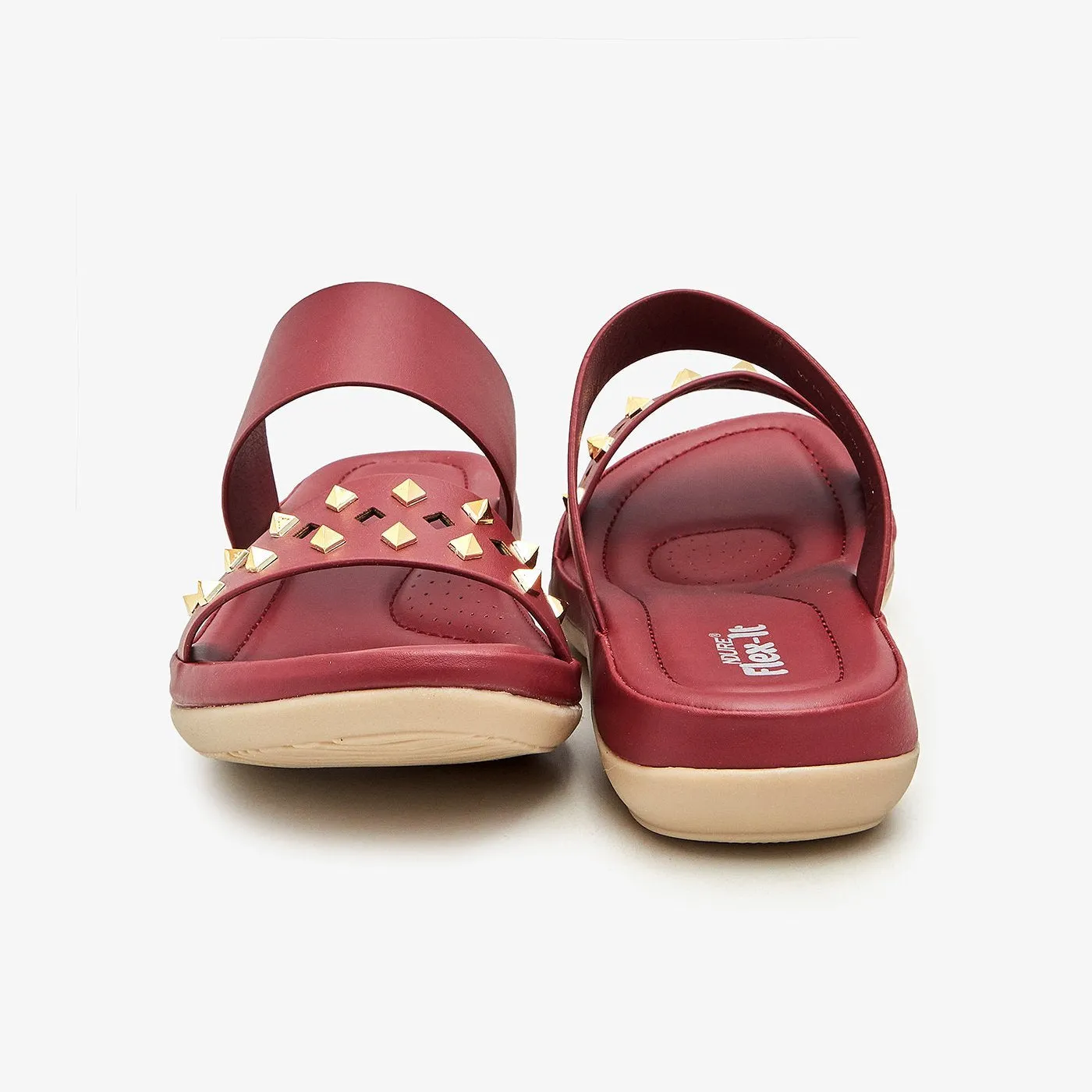 Ultra Comfortable Rivets Chappal for Women