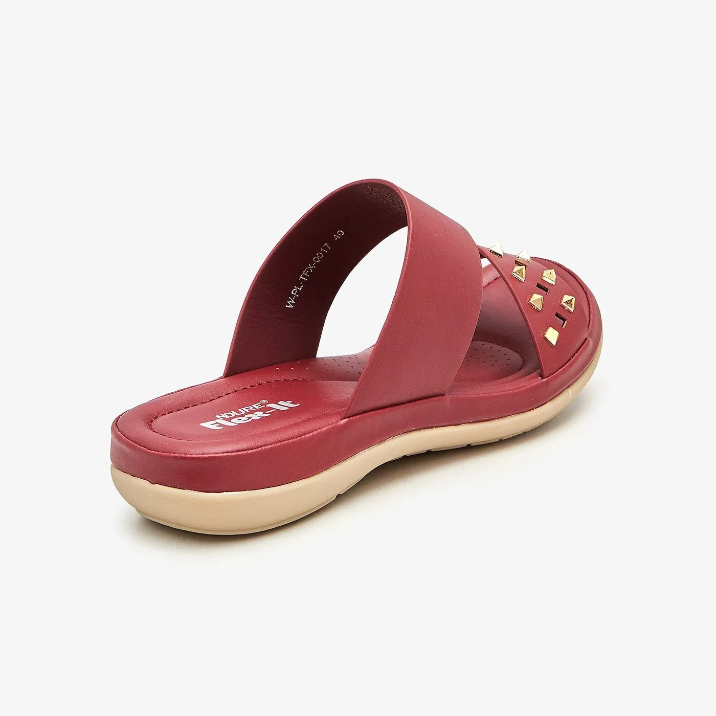 Ultra Comfortable Rivets Chappal for Women