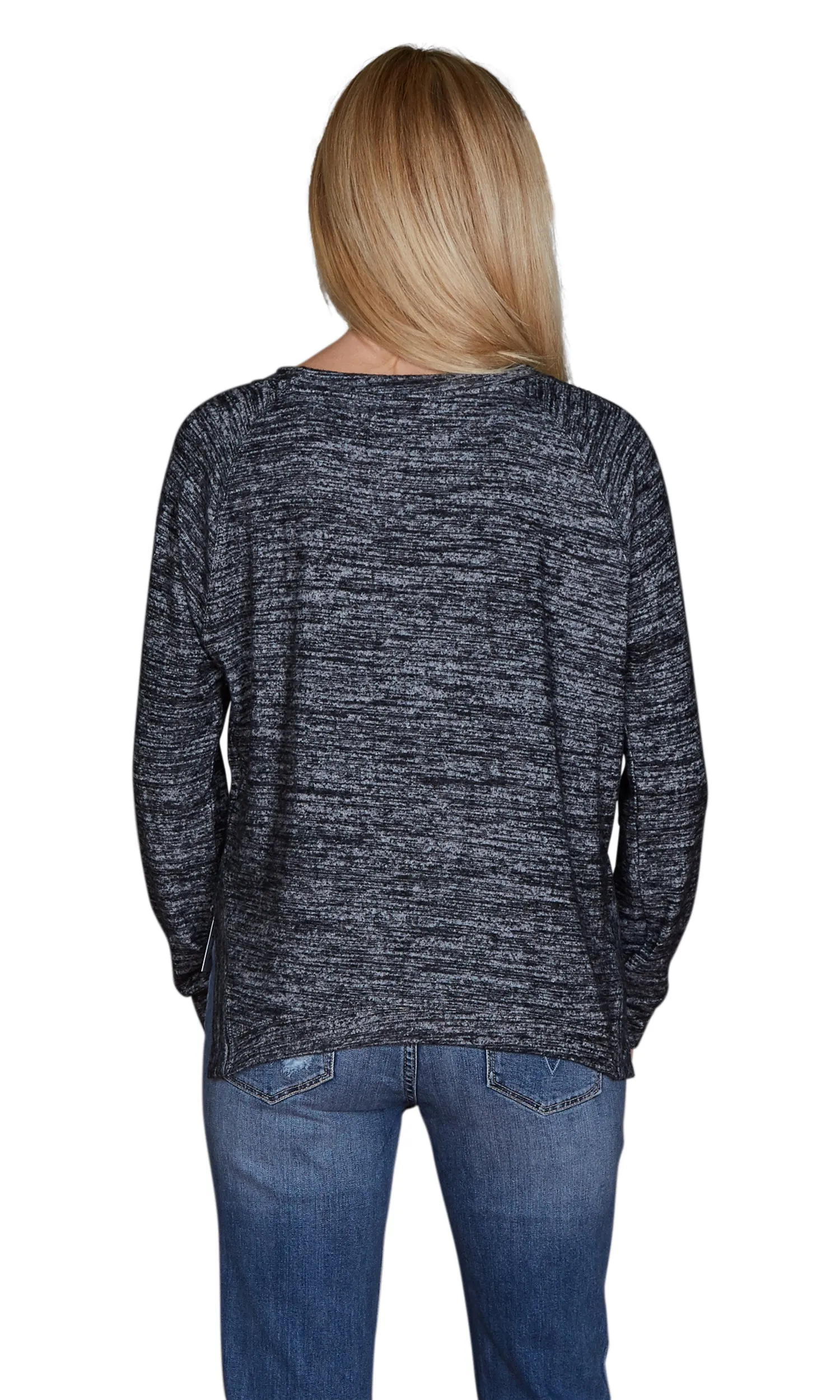 Velvet by Graham & Spencer Cade Cozy Jersey Crewneck Top