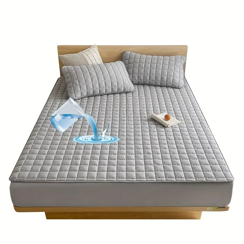 Waterproof Quilted Mattress Protector Soft  Comfortable Bedding