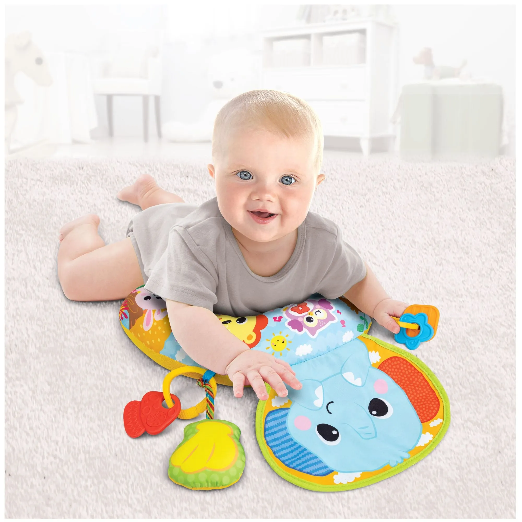 Winfun Jungle Fun Tummy Time Pillow