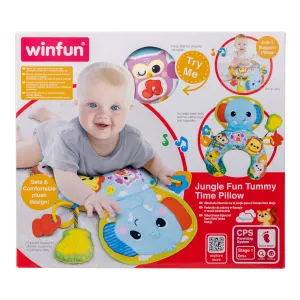 Winfun Jungle Fun Tummy Time Pillow