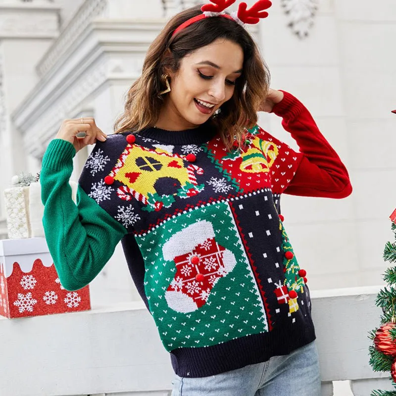 Women's Christmas Knitted Sweater